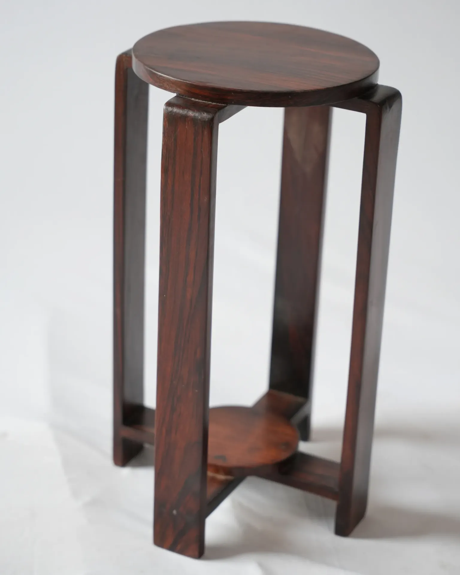 Heritage Art Deco Round-Top Stool