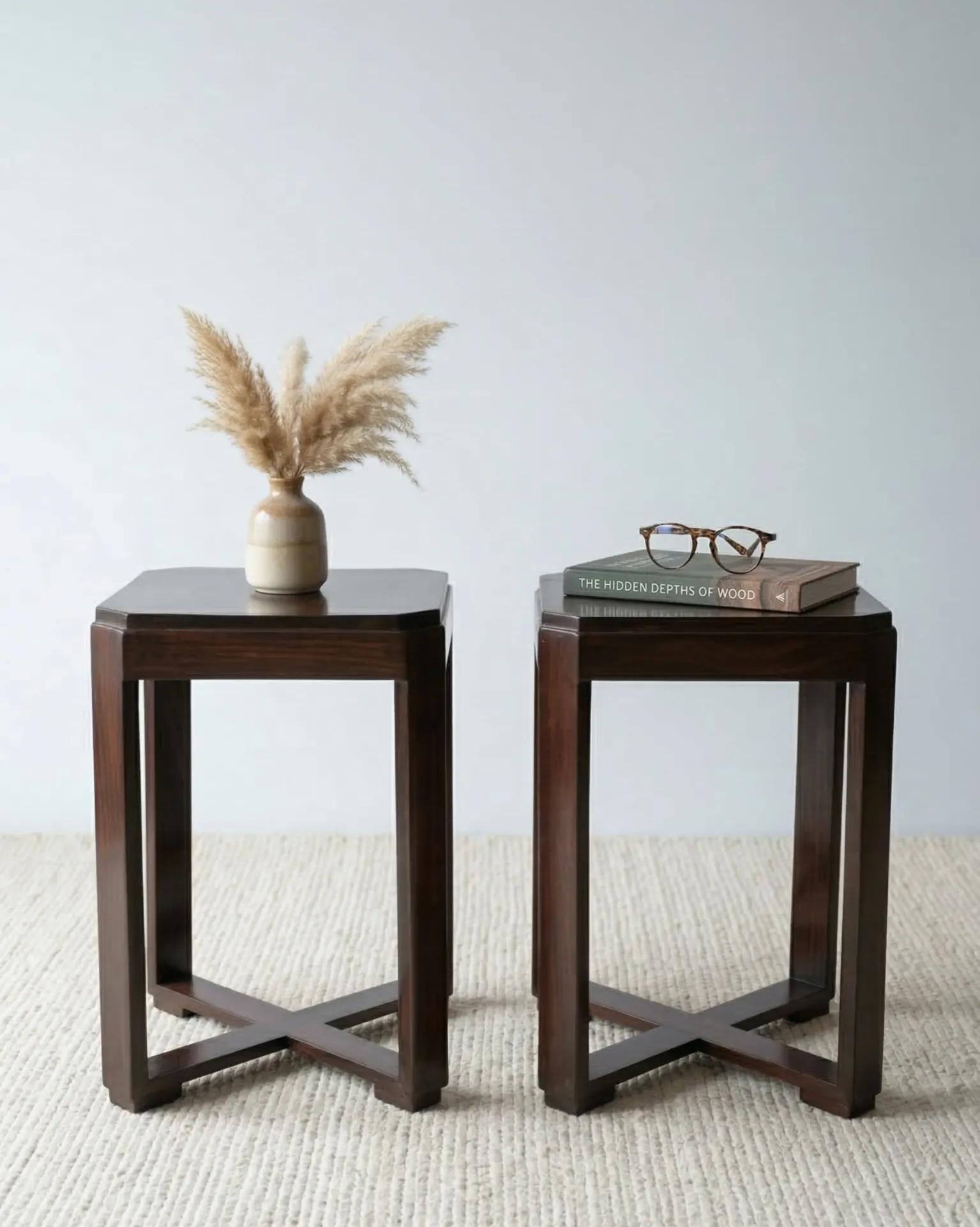 Side Tables Pair (Rosewood)
