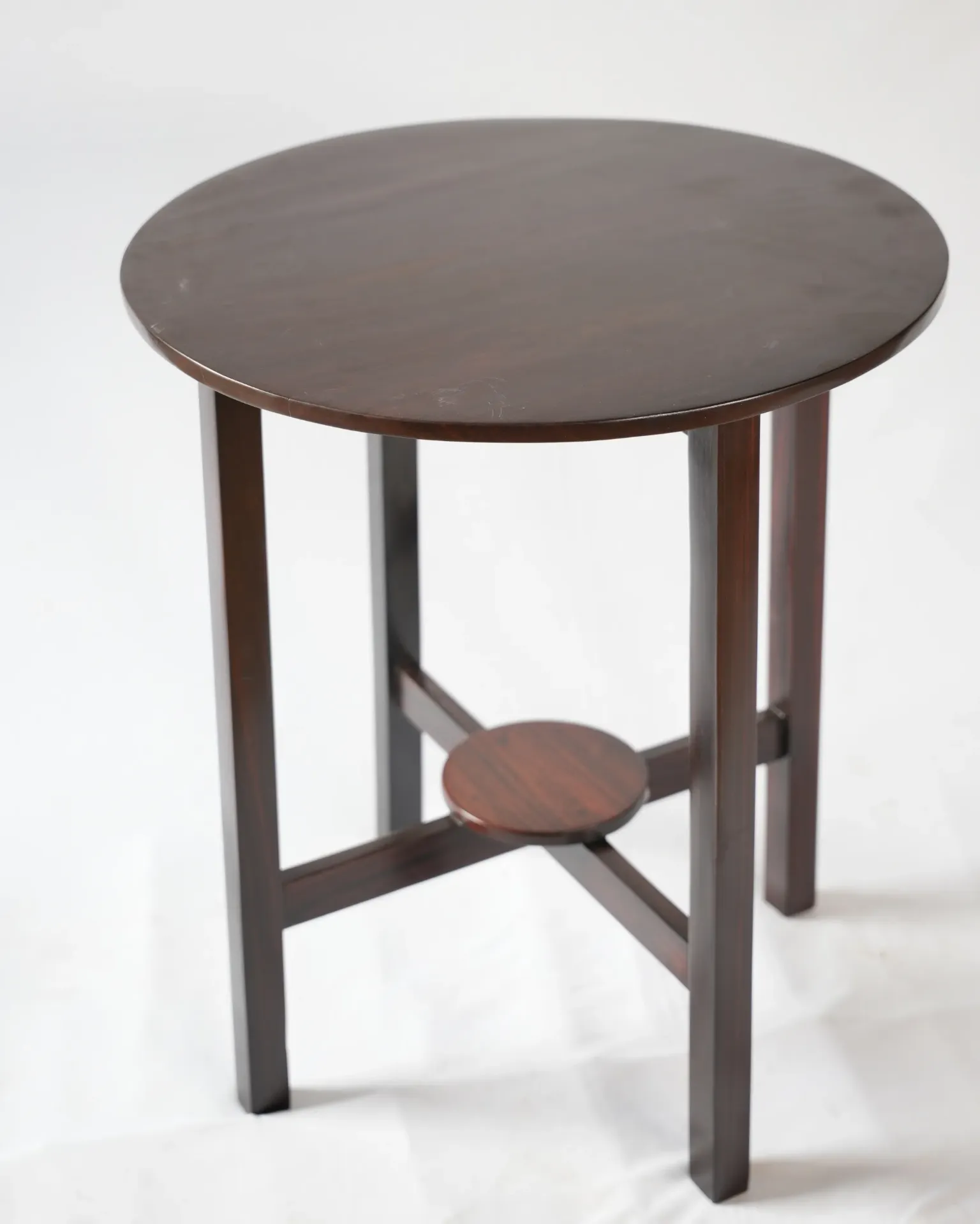 Heritage Art Deco Round Side Table