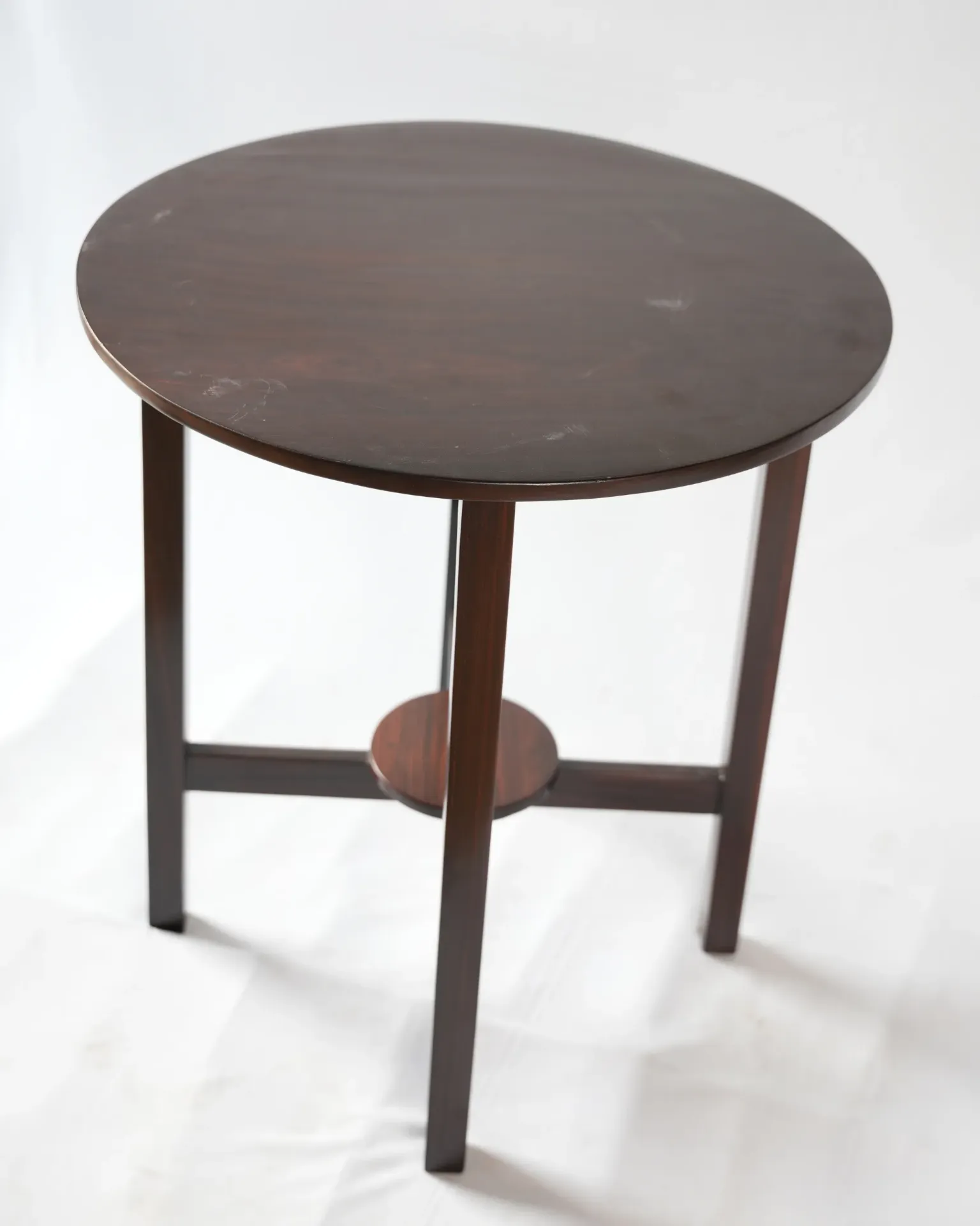 Rosewood Foldable Side Table