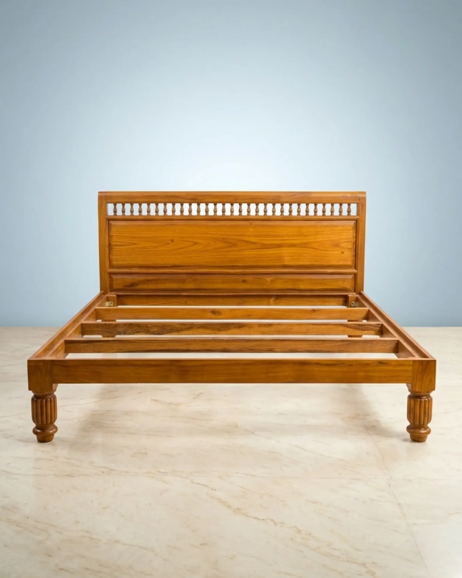 Heritage Spindle-Crown Bed Frame