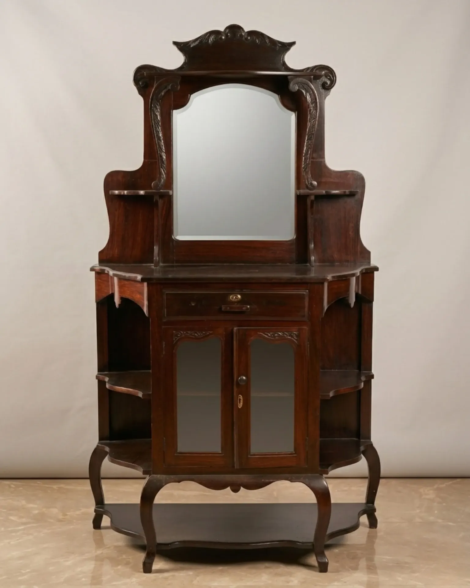 Heritage Mirror-Back Dressing Table